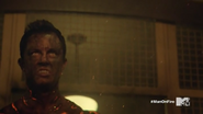 Teen Wolf Season 5 Episode 15 Amplification Parrish fangs eyes and fire