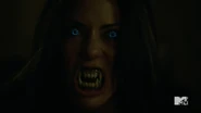 Teen Wolf Season 5 Episode 14 The Sword and the Spirit The Desert Wolf eyes and fangs.png (458 KB)