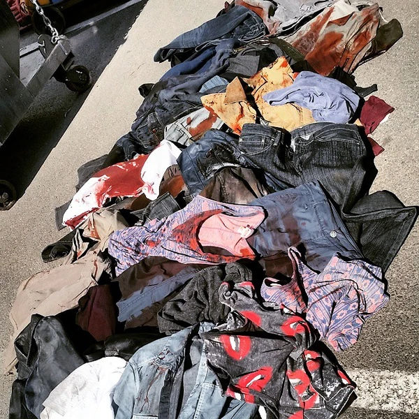 Teen Wolf Season 5 Behind the Scenes Season 4 bloody clothes TWHQ 020315