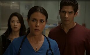 Teen Wolf Season 5 Episode 4 Condition Terminal Mellissa Show Scott and Kira a patient in Pain