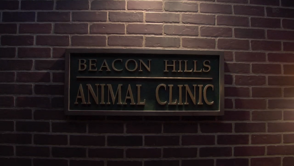 Teen Wolf Behind the Scenes Beacon Hills Animal Clinic Sign