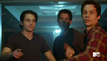 Dylan-O'Brien-Tyler-Posey-Dylan-Sprayberry-Teen-Wolf-Season-6-Episode-10-Riders-on-the-Storm