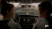 Teen Wolf Season 4 Episode 2 117 Lydia and Kira in the car