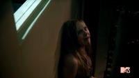 Teen Wolf Season 3 Episode 2 Caitlin Custer Heather About to get grabbed 