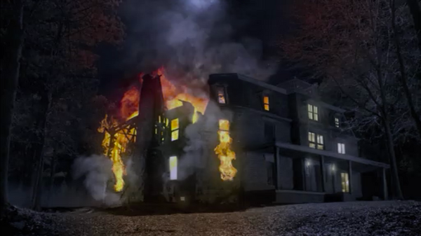 Teen Wolf Season 1 Episode 10 Co-Captain Hale House Burning