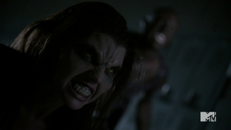 Teen Wolf Season 3 Episode 3 Fireflies Adelaide Kane Sinqua Walls Cora and Boyd in the boilerroom