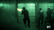 Teen Wolf Season 4 Episode 10 Monstrous assassins with guns