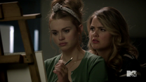Teen Wolf Season 4 Episode 5 IED Malia hovers over Lydia