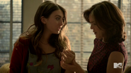 Teen Wolf Season 4 Episode 7 Weaponized Natalie Martin finds Sydney is sick 