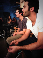 360px-Teen Wolf Season 3 Behind the Scenes Nov 11 Dylan O'Brien Tyler Hoechlin all agog