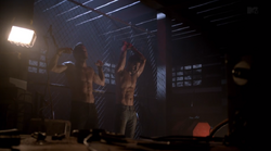 Teen Wolf Season 3 Episode 13 Anchors Derek and Peter are kept prisoners