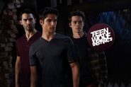 Teen Wolf Staffel 3 Derek, Scott und Stiles Wallpaper