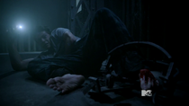 Teen Wolf Season 3 Episode 18 Riddled Stiles Left Foot Trap