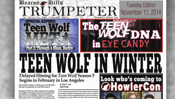 Teen Wolf News 111114