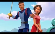 Prince Alonso et la Princesse Elena dans "Elena d'Avalor"