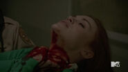 Teen Wolf Season 5 Episode 20 Apotheosis Slashed throat
