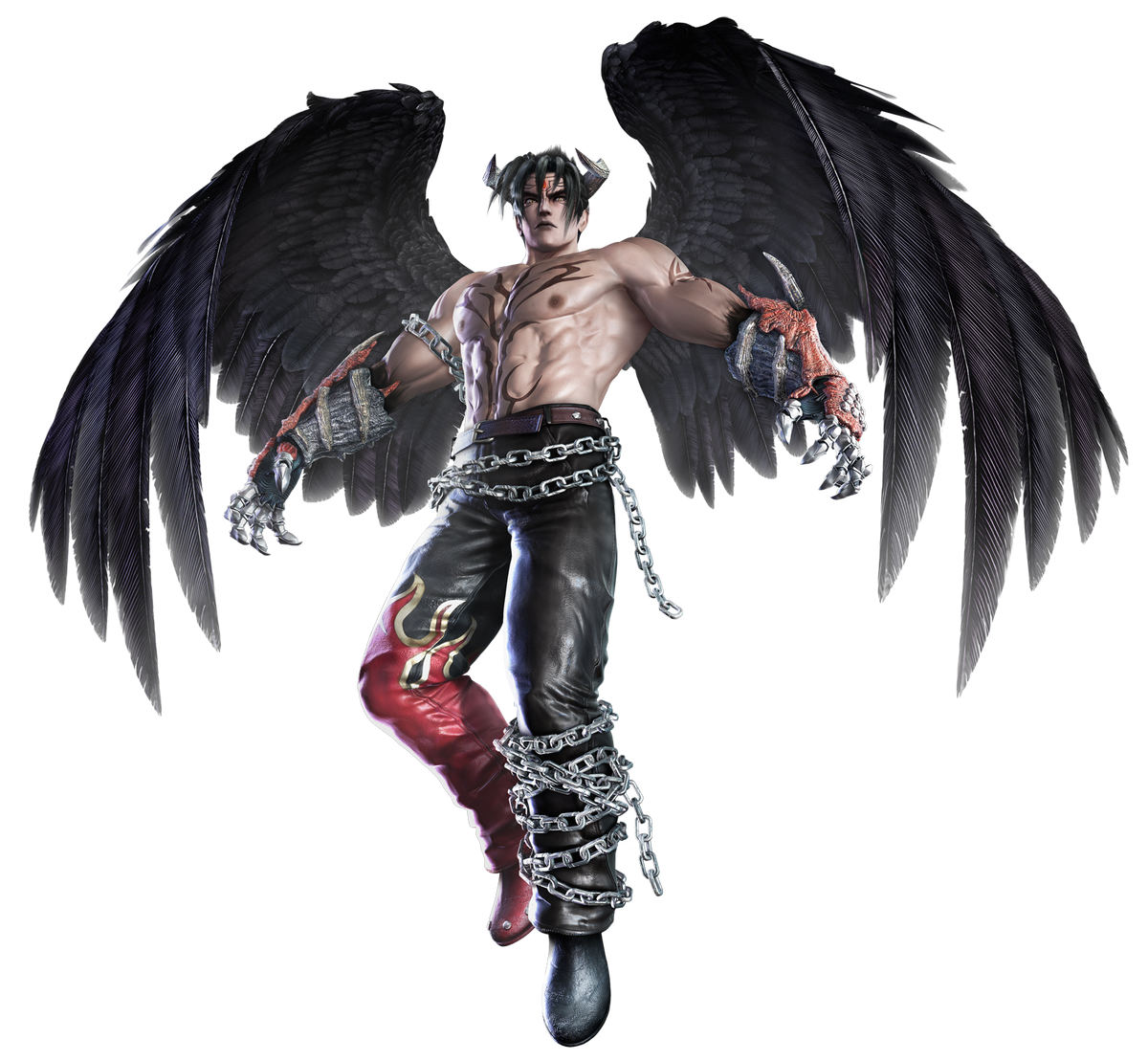 Devil jim. Devil Jin. Джин Казама демон. Дьявол Джин теккен. Tekken Джин Казама.