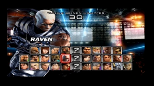 Charakter Select: Mokujin freigeschaltet