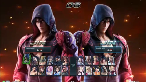 Alle 21 (22) Charaktere im Vollversion Arcade in Japan. Update Charakter Jin.