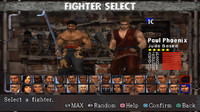 Character Select Screen