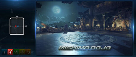 02 Mishima Dojo menu screen