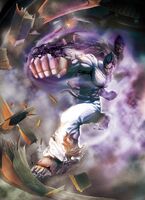 Kazuya in Street Fighter X Tekken.