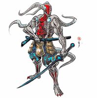 Unused drawing of Yoshimitsu