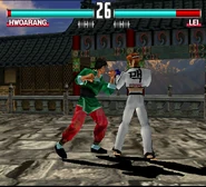 Hwoarang vs Lei