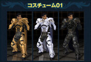 Jin's 1st DLC costume for Tekken Revolution, his Emperor Armor