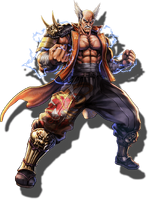 Heihachi's render in Fist of the North Star LEGENDS ReVIVE