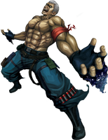 Bryan character artwork for Street Fighter X Tekken.