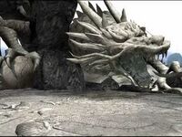 Dragon-statue.jpg (28 KB) Close up on the giant head of the dragon statue.