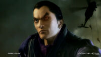 Kazuya in the opening movie for Tekken 6.