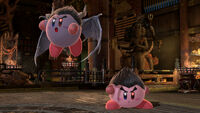 Kirby transformed as Kazuya and Devil Kazuya