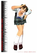 Xiaoyu con su tercer traje haciendo su False Salute.