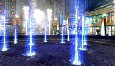 Electric-fountain lights
