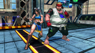 Swap Costumes de Chun-Li SF II para Julia Chang y Ryu para Bob.