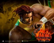 Wallpaper de Eddy Tekken 6: Bloodline Rebellion.
