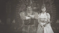 The wedding of Heihachi and Kazumi.