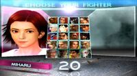 Portrait on the character select screen.