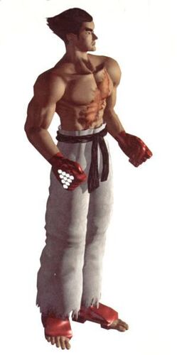 Full Kazuya 3D model from the main menu (zoom out by @FransBouma) : r/Tekken