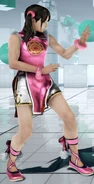 El atuendo predeterminado 4 de Xiaoyu en Tekken 7.