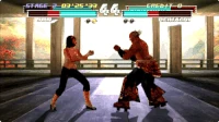Jun performing the Headbutt Carnival reversal in Tekken Tag Tournament.