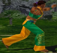 Traje de jugador 1 de Eddy en Tekken 3