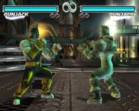 Gun Jack Mirror Fight