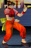 Traje de jugador 1 de Xiaoyu en Tekken 3