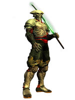 Yoshimitsu in Tekken Tag Tournament.