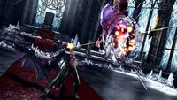 Devil vs. Alisa Bosconovitch in the Tekken Tag Tournmament 2 Prologue.