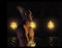 Heihachi walks away after he's shot Jin, in Jin's Tekken 3 ending.