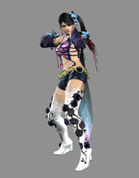 In-game model of her third costume.